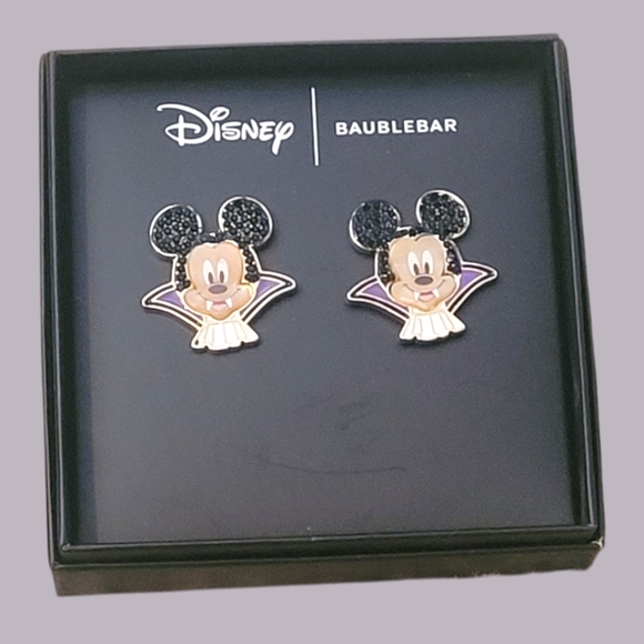 Disney BaubleBar Mickey Mouse Vampire Earrings - Picture 1 of 9